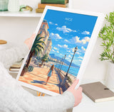 Nice Travel Poster Wall Art, Travel Print of Nice, France, Nice Art Gift, Wall Decor NQ Media Designs