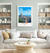 Kolkata Travel Print, Travel Poster of Kolkata, India, Kolkata Art Gift, Wall Art Print