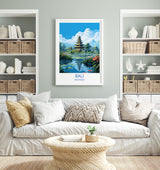 Bali Travel Print, Travel Poster of Bali, Indonesia, Bali Gift, Wall Art Print NQ Media Designs