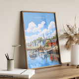 Rockport Poster, Travel Print of Rockport, Massachusetts Wall Art, Rockport Gift, USA, Travel Gift NQ Media Designs