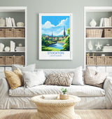 Stockton Print Travel Wall Art, Travel Poster of Stockton on Tees,Stockton Art Print, County Durham Wall Print, Stockton Gift, NQ Media Designs