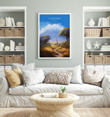 Kilimanjaro Print, Travel Poster of Mount Kilimanjaro, Tanzania, Kilimanjaro Gift, Wall Art, Travel Gift NQ Media Designs