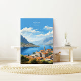 Kotor Travel Print Wall Art, Kotor Travel Print, Montenegro Art Gift, Europe Art, Kotor Gift, Wall Art Print NQ Media Designs