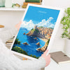 Croatia Travel Poster, Travel Print of Croatia, Croatia Art Gift, Dalmatian coast gift, Europe Wall Art, Travel Gift