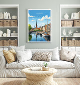 Hamburg Travel Print Wall Art, Travel Poster of Hamburg, Hamburg Gift Art, Germany Wall Decor Art, Travel Gift NQ Media Designs