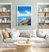 Penang Travel Poster Wall Art, Travel Print of Penang, Malaysia, Penang Art Gift, Wall Art Travel Gift NQ Media Designs
