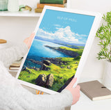 Isle of Mull Poster Wall Art, Travel Print of Isle of Mull, Scotland Art Gift, Isle of Mull Gift, UK, Travel Gift NQ Media Designs