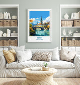 Bern Wall Art Travel Poster, Travel Print of Bern, Swiss Poster, Bern Art Gift, Switzerland Art Travel Gift NQ Media Designs