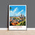Lucknow Travel Print, Travel Poster of Lucknow, India, Lucknow Art Gift, Wall Art Print