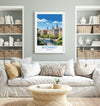 Bucharest Wall Art Travel Poster, Travel Print of Bucharest , Romania Poster, Bucharest Art Gift, Romania Art Travel Gift