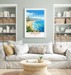 Benidorm Travel Print Wall Art, Travel Poster of Benidorm, Spain, Benidorm Art Gift, Spanish Coast Art