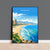 Benidorm Travel Print Wall Art, Travel Poster of Benidorm, Spain, Benidorm Art Gift, Spanish Coast Art