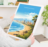 Torremolinos Travel Print Wall Art, Travel Poster of Torremolinos, Spain, TorremolinosArt Gift, Costa Del Sol Art NQ Media Designs