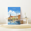 Gdansk Print Wall Art, Travel Poster of Gdansk, Gdansk Gift Art, Poland Wall Art, Travel Lovers Gift