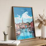 Kinsale Wall Art Poster, Travel Print of Kinsale, Ireland, Kinsale Art Gift, Travel Lovers Wall Decor Gift NQ Media Designs