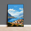 Kotor Travel Print Wall Art, Kotor Travel Print, Montenegro Art Gift, Europe Art, Kotor Gift, Wall Art Print NQ Media Designs