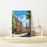 Covent Garden Travel Poster Wall Art, Travel Print of Covent Garden, London Poster, Covent Garden Gift, Covent Garden Art Lovers Gift NQ Media Designs