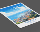 Penang Travel Poster Wall Art, Travel Print of Penang, Malaysia, Penang Art Gift, Wall Art Travel Gift NQ Media Designs
