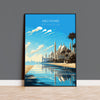 Abu Dhabi Travel Print Wall Art, Travel Poster of Abu Dhabi , United Arab Emirates, Abu DhabiArt Gift, Wall Art Travel Gift