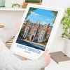 Knightsbridge Travel Poster Wall Art, Travel Print of Knightsbridge, London Poster, Knightsbridge Art Gift,London Art UK Travel Gift