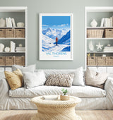 Val Thorens Wall Art Travel Poster, Travel Print of Val Thorens , Ski Poster, Val ThorensArt Gift, France Ski Art Travel Gift NQ Media Designs