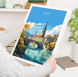Bern Travel Print Wall Art, Travel Poster of Bern, Swiss Poster, Bern Art Gift, Switzerland Art Travel Gift NQ Media Designs