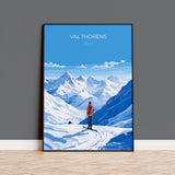 Val Thorens Wall Art Travel Poster, Travel Print of Val Thorens , Ski Poster, Val ThorensArt Lovers Gift, France Ski Art Travel Gift NQ Media Designs