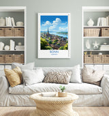Bonn Travel Poster Wall Art, Travel Print of Bonn, Bonn Gift Art, Germany Wall Art Lover Gift NQ Media Designs