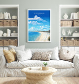 St Petersburg Travel Print, Travel Poster of St Petersburg, St Petersburg Beach Gift, Florida Art Gift, USA Wall Art Print NQ Media Designs