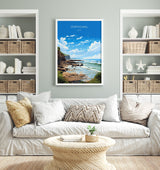 Porthcawl Travel Poster Wall Art, Porthcawl Travel Print, Wales, Welsh Art, Porthcawl Gift, Wall Art Print NQ Media Designs