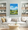 Haslingden Travel Print Wall Art, Travel Poster of Haslingden, Rossendale Art Gift, England, English Countryside Art Lovers Gift,