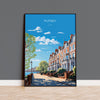 Putney Wall Art Travel Poster, Travel Print of Putney, London Poster, Putney Art Gift, London Art UK Travel Gift NQ Media Designs