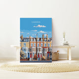 Camden Travel Poster Wall Art, Travel Print of Camden, London Poster, Camden Gift, Camden Art, London Art Lovers UK Travel Gift NQ Media Designs