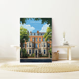 Park Lane Travel Poster Wall Art, Travel Print of Park Lane, London Poster, Park Lane Gift, Park Lane Art, London Art Lovers UK Travel Gift NQ Media Designs