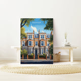 Mayfair Travel Poster Wall Art, Travel Print of Mayfair, London Poster, Mayfair Gift, Mayfair Art, London Art Lovers UK Travel Gift NQ Media Designs