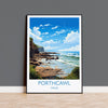 Porthcawl Travel Print Wall Art, Porthcawl Travel Poster, Wales, Welsh Art, Porthcawl Gift, Wall Art Print NQ Media Designs