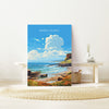 Barry Island Travel Poster Wall Art, Barry Island Travel Print, Wales, Welsh Art, Barry Island Gift, Wall Art Print