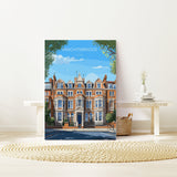 Knightsbridge Travel Poster Wall Art, Travel Print of Knightsbridge, London Poster, Knightsbridge Gift Art, London Art Lovers UK Travel Gift NQ Media Designs
