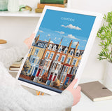 Camden Travel Poster Wall Art, Travel Print of Camden, London Poster, Camden Gift, Camden Art, London Art Lovers UK Travel Gift NQ Media Designs