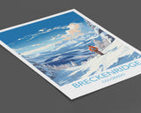 Breckenridge Travel Poster Wall Art, Travel Print of Breckenridge, Colorado, USA, Breckenridge Art Lovers Gift NQ Media Designs