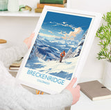 Breckenridge Travel Poster Wall Art, Travel Print of Breckenridge, Colorado, USA, Breckenridge Art Lovers Gift NQ Media Designs