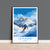 La Plagne Wall Art Travel Poster, Travel Print of La Plagne, Ski Poster, La Plagne Art Gift, France Ski Art Travel Gift