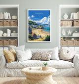 Barmouth Travel Print Wall Art, Barmouth Travel Poster, Wales, Welsh Art, Barmouth Gift, Wall Art Print NQ Media Designs