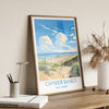 Camber Sands Travel Poster Wall Art, Camber Sands Travel Print, East Sussex, English Coastal Art, Camber Sands Gift, Wall Art Print