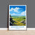 Bodmin Moor Travel Poster, Travel Print of Bodmin Moor, England, Cornwall Art, Bodmin Moor Gift, Wall Art Print
