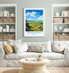 Bodmin Moor Travel Poster, Travel Print of Bodmin Moor, England, Cornwall Art, Bodmin Moor Gift, Wall Art Print