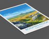 Bodmin Moor Travel Print, Travel Poster of Bodmin Moor, England, Cornwall Art, Bodmin Moor Gift, Wall Art Print
