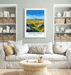 Bodmin Moor Travel Print, Travel Poster of Bodmin Moor, England, Cornwall Art, Bodmin Moor Gift, Wall Art Print