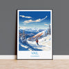 Vail Travel Poster Wall Art, Travel Print of Vail, Colorado, USA, Vail Art Lovers Gift NQ Media Designs