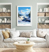 British Columbia Wall Art Travel Poster, Travel Print of British Columbia, British Columbia Art Lovers Gift, Canada Winter Art Travel Gift